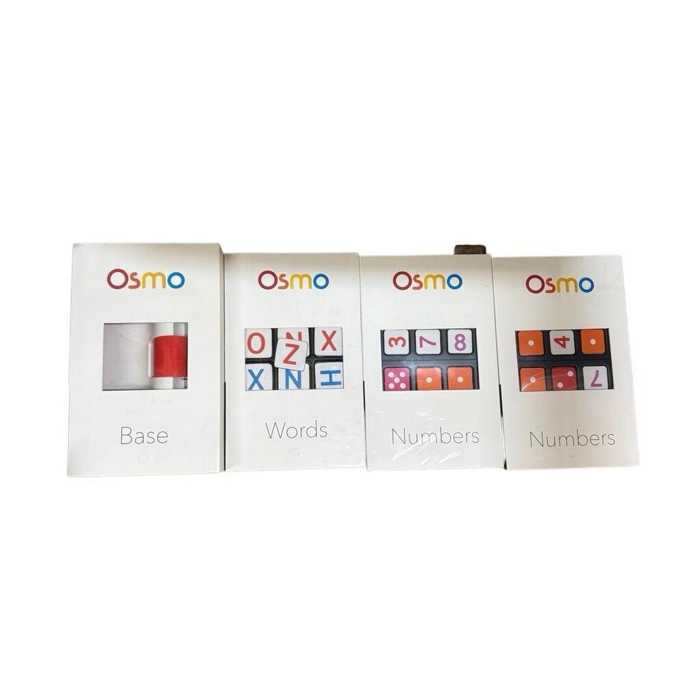 Osmo Genius Starter Kit for iPad Hardware Base Words Numbers Math Tiles Games